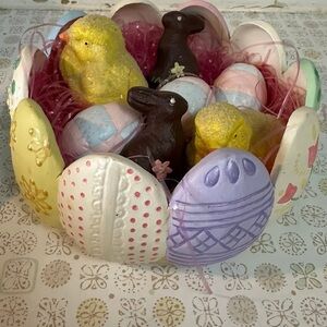 Vintage Easter Egg Decorative Bowl